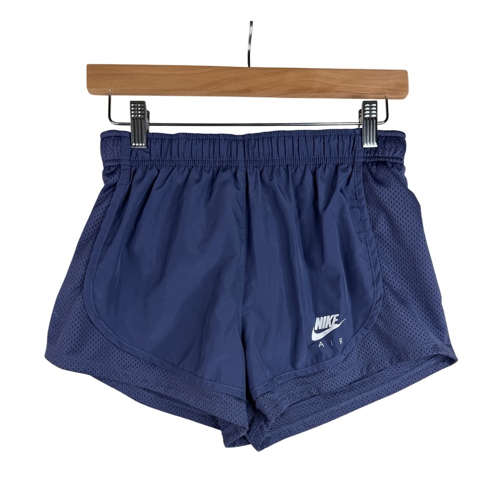 Nike Air Temo Dri-Fit Women's Running Shorts size Small Lined Blue Active
